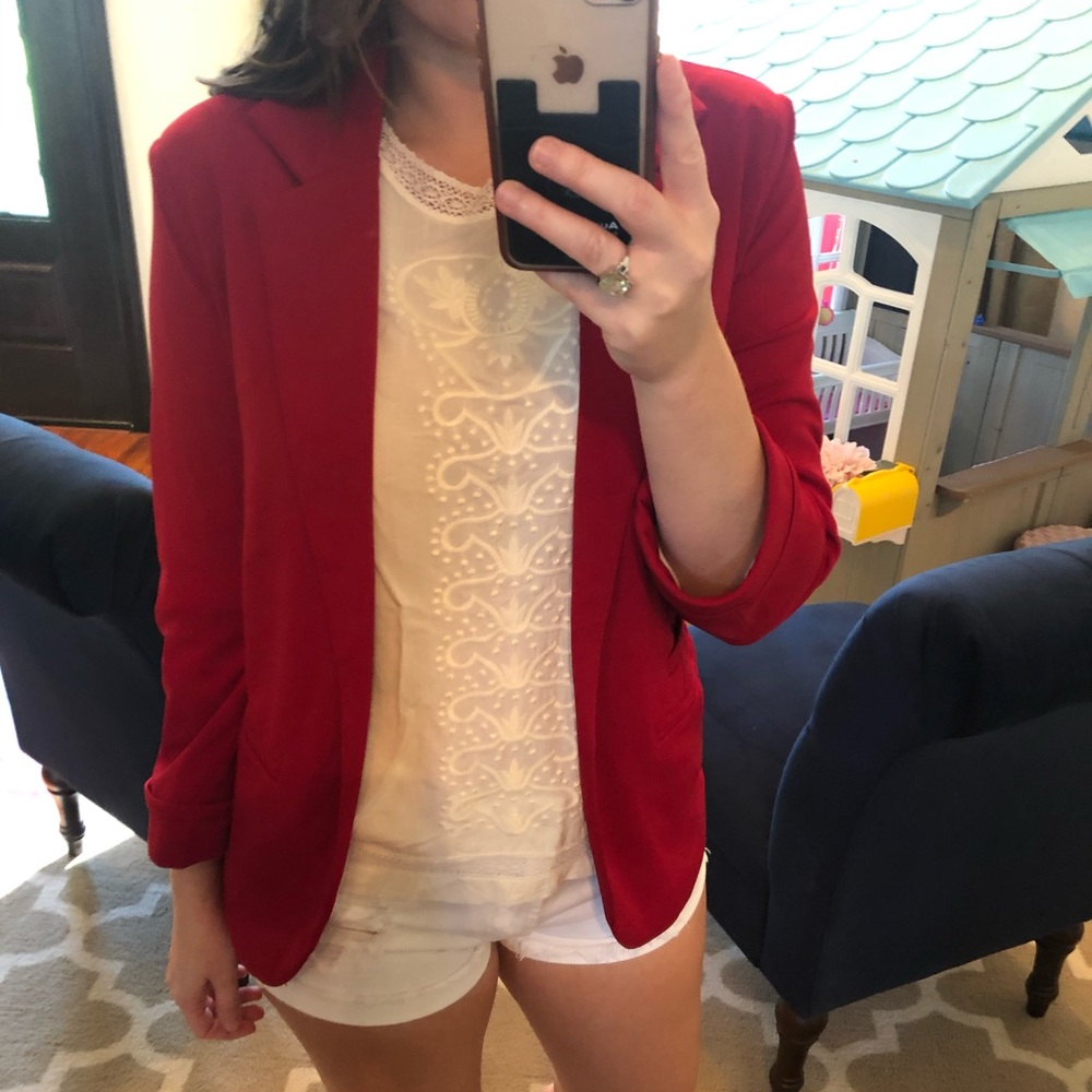 Red blazer - Picture 2 of 2